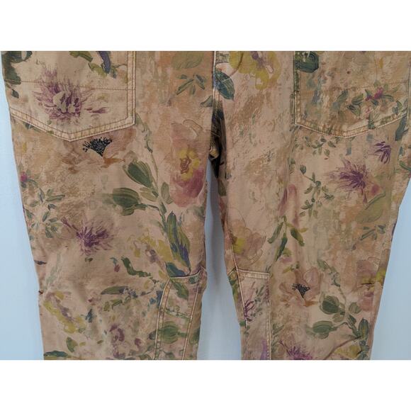 Pilcro Anthropologie Floral The Wanderer Low-Rise Pants - Picture 4 of 9